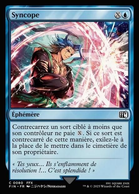 Syncope, carte Magic FIN 80 — extension Final Fantasy