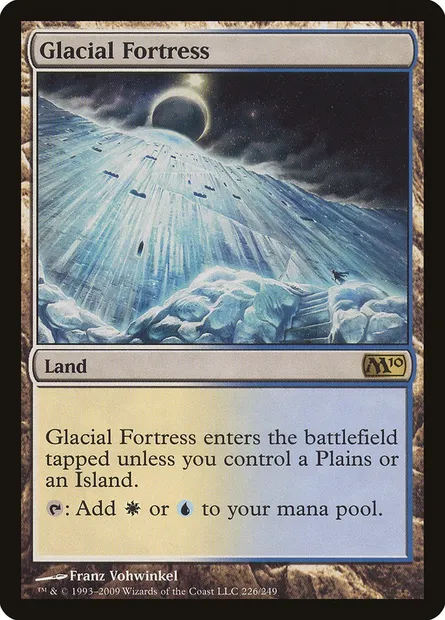 Glacial Fortress, Magic card M10 226 — Magic 2010 set