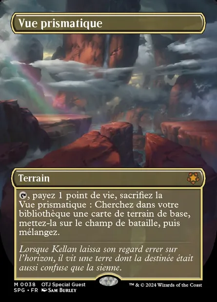 Vue prismatique, carte Magic SPG 38 — extension Special Guests