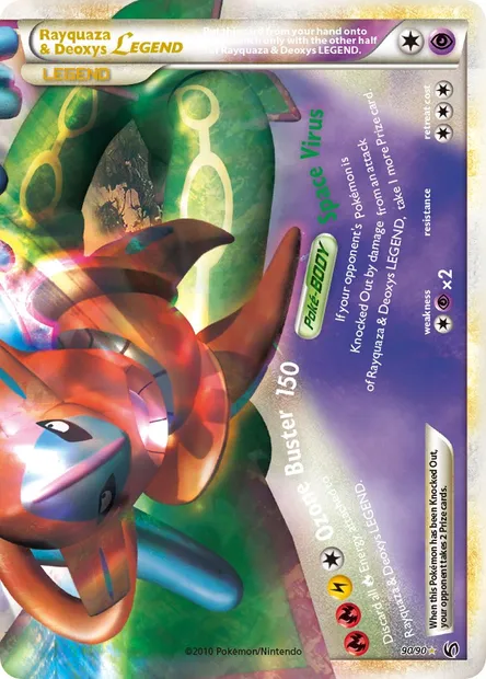 Rayquaza & Deoxys LEGEND, Pokémon card UD 90 — Undaunted set