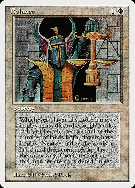 Balance, Magic card SUM 3 — Summer Magic / Edgar set