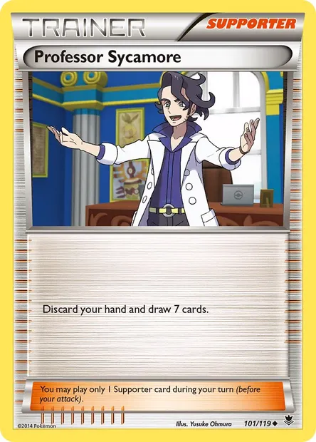 Professor Sycamore, Pokémon card PHF 101 — Phantom Forces set