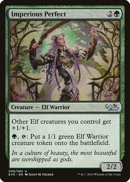 Parfaite impérieuse, carte Magic EVG 8 — extension Duel Decks Anthology: Elves vs. Goblins