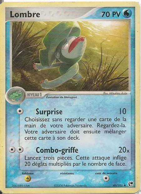 Lombre, carte Pokémon SS 46 — extension EX Tempête de sable
