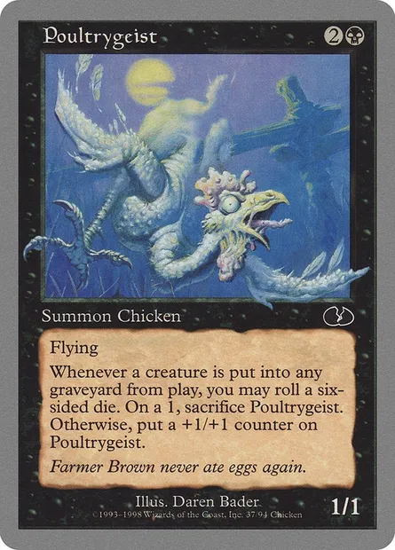 Poultrygeist, Magic card UGL 37 — Unglued set