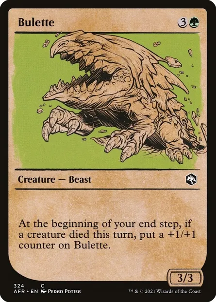Bulette, Magic card AFR 324 — Adventures in the Forgotten Realms set