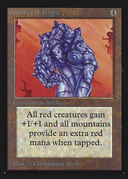 Gauntlet of Might, Magic card CED 245 — Collectors' Edition set