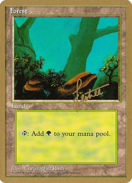 Forest, Magic card PTC bl378 — Pro Tour Collector Set set