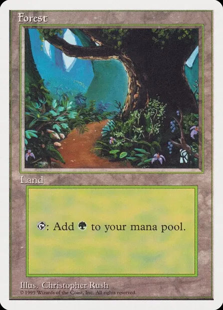 Forêt, carte Magic RQS 64 — extension Rivals Quick Start Set