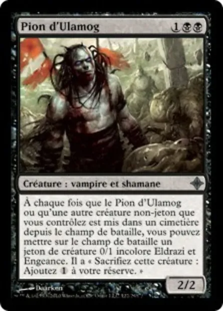 Pion d'Ulamog, carte Magic ROE 122 — extension L'ascension des Eldrazi