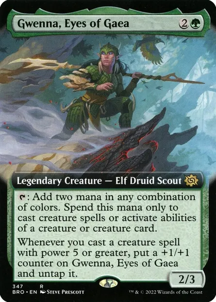 Gwenna, Eyes of Gaea, Magic card BRO 347 — The Brothers' War set