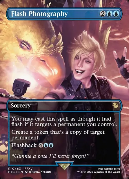 Flash Photography, Magic card FIC 463 — Final Fantasy Commander set