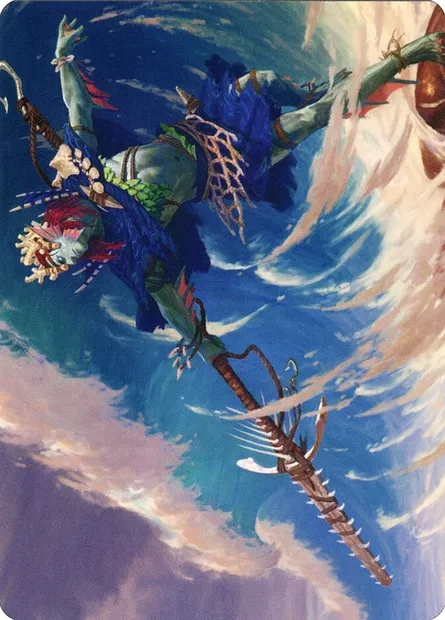Tazeem Roilmage // Tazeem Roilmage, Magic card AZNR 51 — Zendikar Rising Art Series set