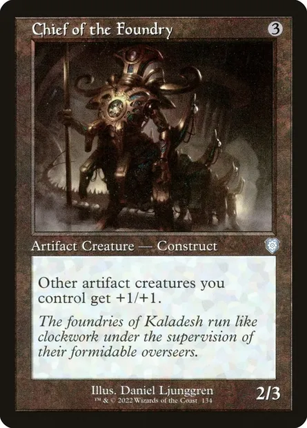 Chief of the Foundry, Magic card BRC 134 — The Brothers' War Commander set