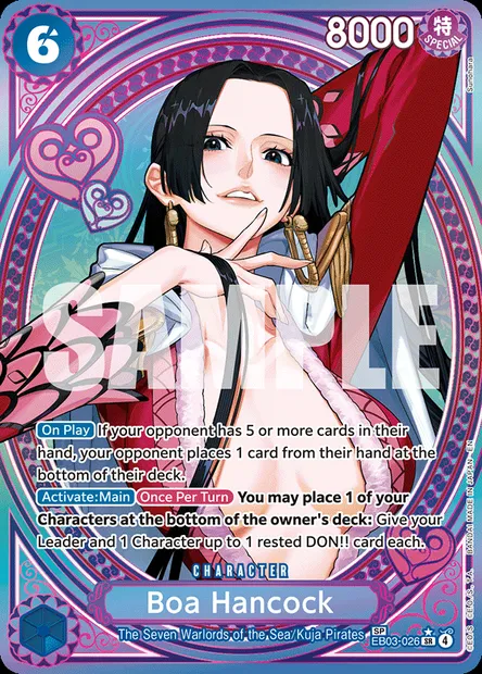 Boa Hancock, One Piece card EB03-026 — ONE PIECE HEROINES EDITION set