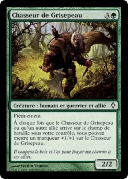 Chasseur de Grisepeau, carte Magic WWK 103 — extension Worldwake