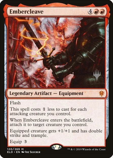 Embercleave, Magic card PELD 120p — Throne of Eldraine Promos set