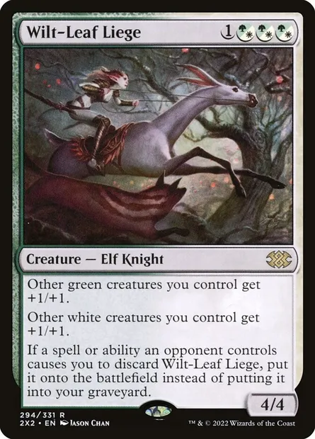 Wilt-Leaf Liege, Magic card 2X2 294 — Double Masters 2022 set