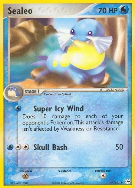 Sealeo, Pokémon card HL 47 — Hidden Legends set