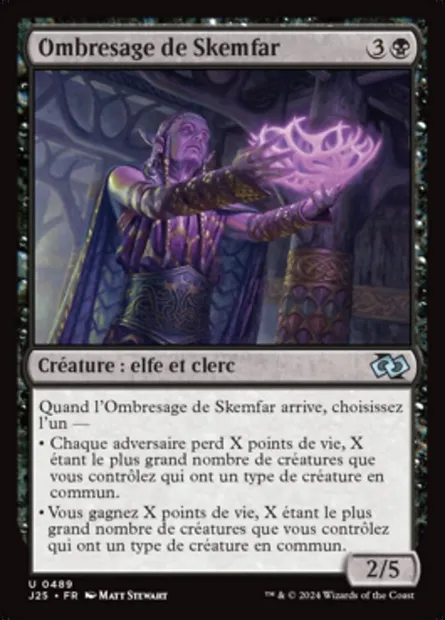 Ombresage de Skemfar, carte Magic J25 489 — extension Foundations Jumpstart