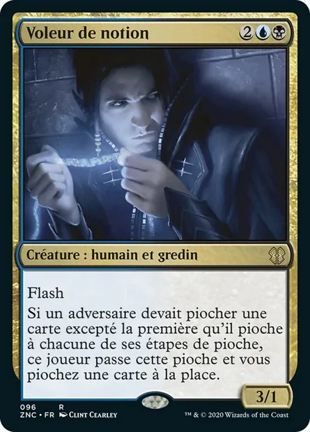 Voleur de notion, carte Magic ZNC 96 — extension Zendikar Rising Commander