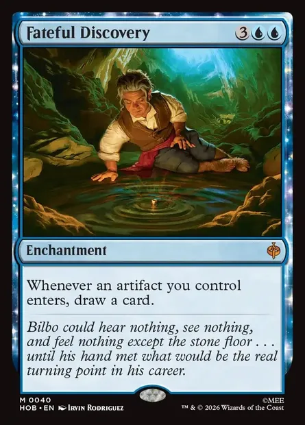 Fateful Discovery, Magic card HOB 40 — The Hobbit set