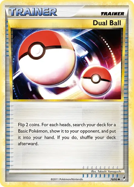 Double boule, carte Pokémon CL 78 — extension L'appel des Légendes
