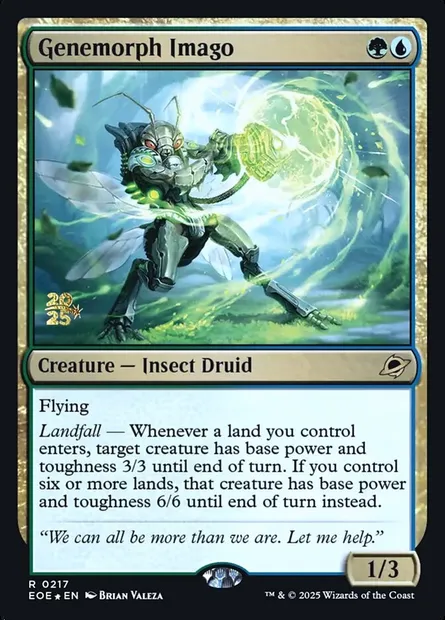 Genemorph Imago, Magic card PEOE 217s — Edge of Eternities Promos set