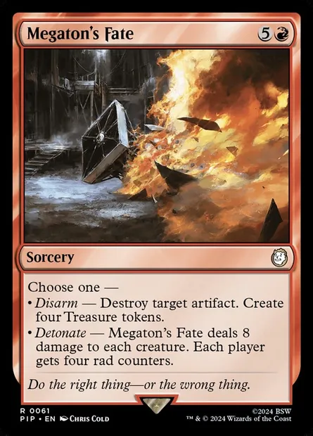 Megaton's Fate, Magic card PIP 61 — Fallout set