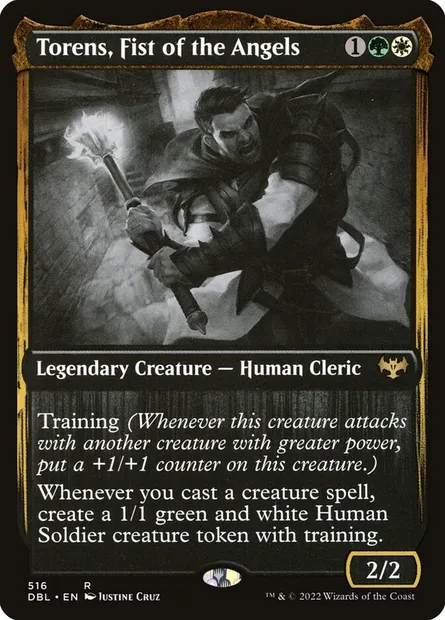 Torens, Fist of the Angels, Magic card DBL 516 — Innistrad: Double Feature set