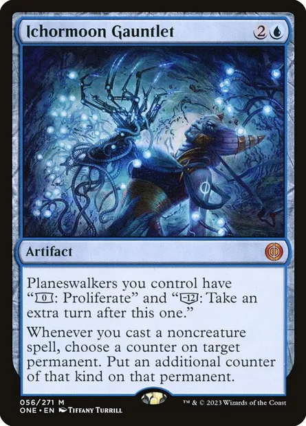 Ichormoon Gauntlet, Magic card ONE 56 — Phyrexia: All Will Be One set