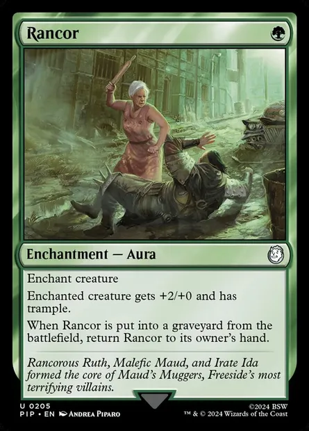 Rancor, Magic card PIP 205 — Fallout set
