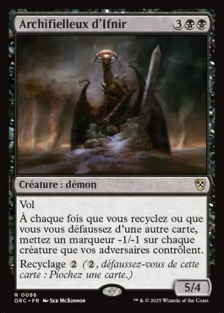 Archifielleux d'Ifnir, carte Magic DRC 86 — extension Aetherdrift Commander