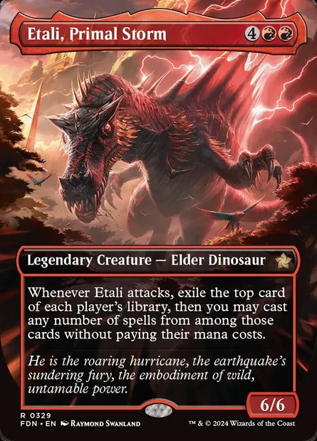 Etali, Primal Storm, Magic card FDN 329 — Foundations set