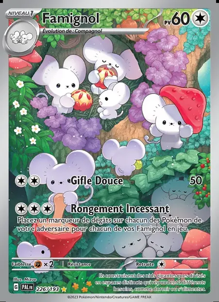 Famignol, carte Pokémon PAL 226 — extension Évolutions à Paldea