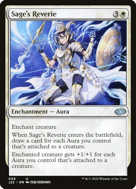 Sage's Reverie, Magic card J22 58 — Jumpstart 2022 set