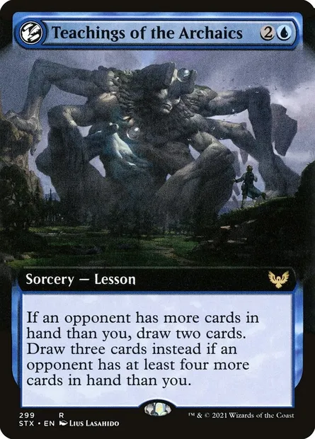 Teachings of the Archaics, Magic card STX 299 — Strixhaven: School of Mages set