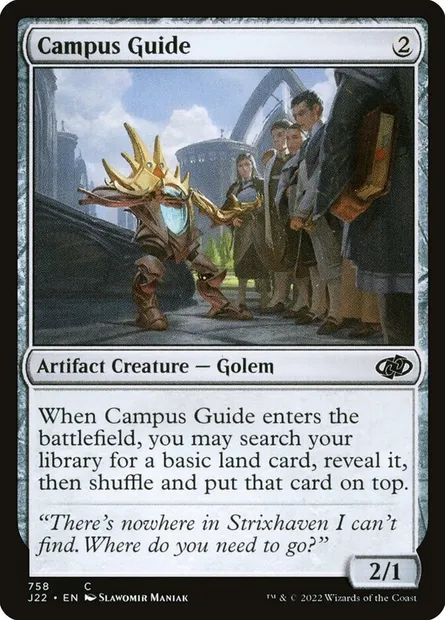 Campus Guide, Magic card J22 758 — Jumpstart 2022 set