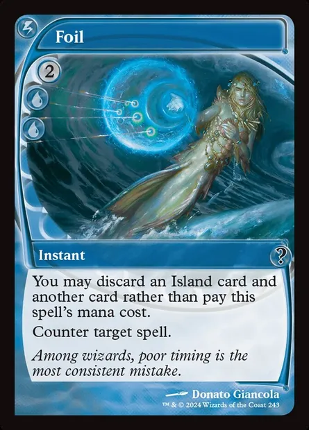 Foil, Magic card MB2 243 — Mystery Booster 2 set
