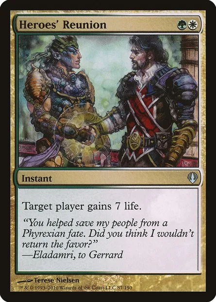 Heroes' Reunion, Magic card ARC 87 — Archenemy set