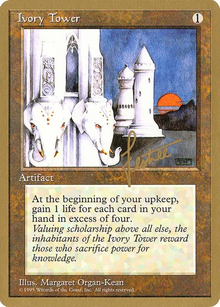 Tour d'ivoire, carte Magic PTC bl328 — extension Pro Tour Collector Set