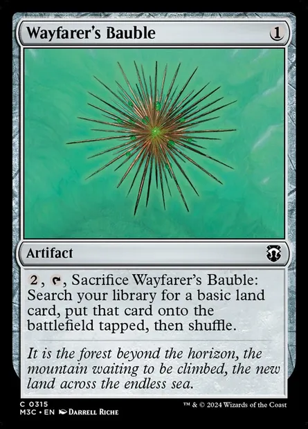 Wayfarer's Bauble, Magic card M3C 315 — Modern Horizons 3 Commander set