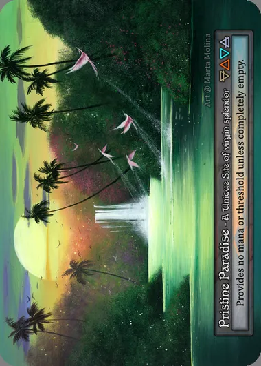 Pristine Paradise, Sorcery card BET 381 — Beta set