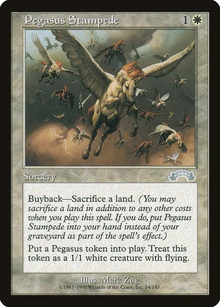 Pegasus Stampede, Magic card EXO 14 — Exodus set