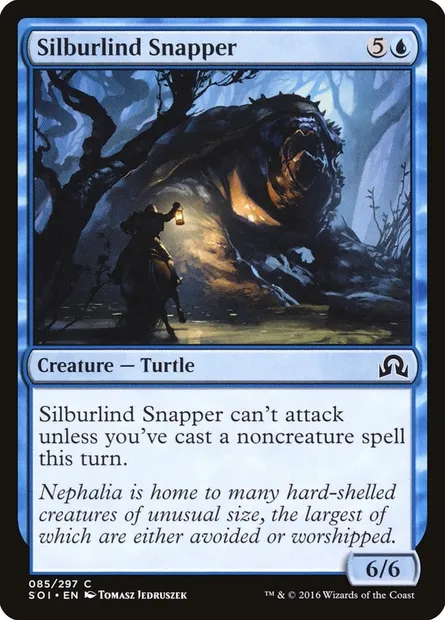Silburlind Snapper, Magic card SOI 85 — Shadows over Innistrad set