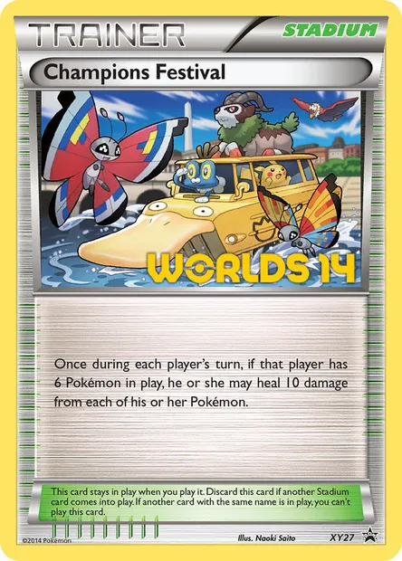 Champions Festival, Pokémon card XY 27 — XY Black Star Promos set