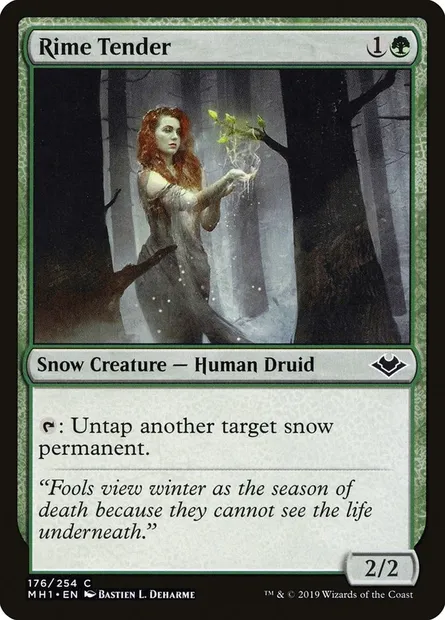 Rime Tender, Magic card MH1 176 — Modern Horizons set
