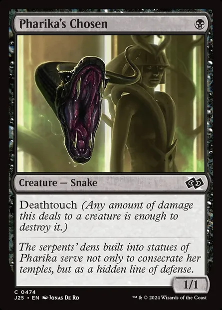 Pharika's Chosen, Magic card J25 474 — Foundations Jumpstart set