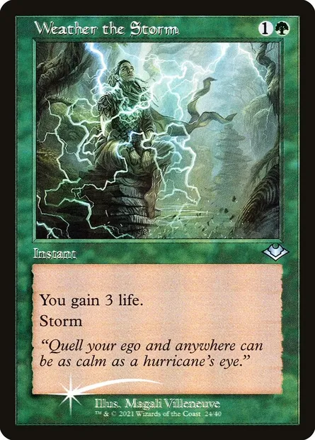 Weather the Storm, Magic card H1R 24 — Modern Horizons 1 Timeshifts set