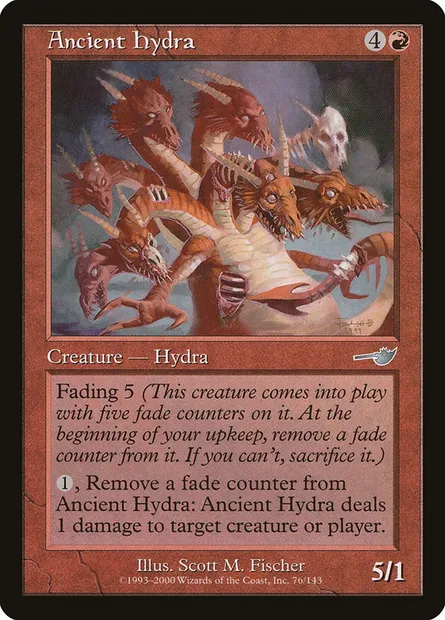 Ancient Hydra, Magic card NEM 76 — Nemesis set
